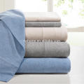 Ink + Ivy Algodão Jersey Knit 150gsm Heathered Sheet Set